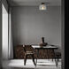 Ezra 1 Light 9 inch Vintage Bronze Flushmount Ceiling Light